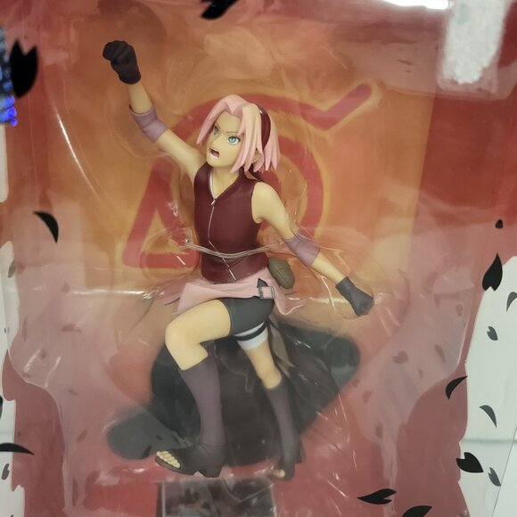 Naruto Shippuden Sakura Haruno SFC 1:10 Scale Figure 7" NEW Bubble Damaged - Picture 2 of 12